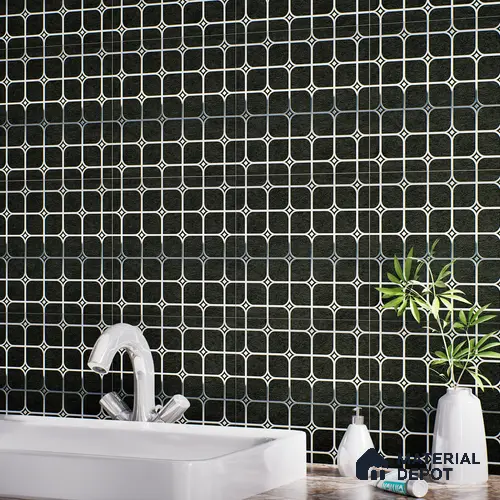 Highlighter Tiles  Tile TL 07252 B Plana 8017 GLM (Silver) 1 ft x 1 ft Ceramic Matte Finish - 9 mm  | 2 mm Spacer is Mandatory